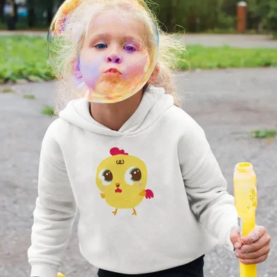 A Cute And Happy Chicken T-shirt -Image by Shutterstock
